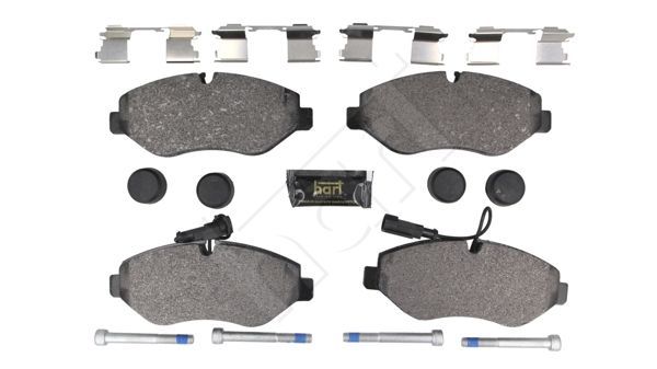 Stabdžių trinkelių rinkinys, diskinis stabdys HART 261 731