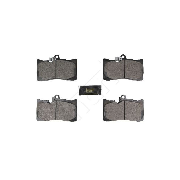 Stabdžių trinkelių rinkinys, diskinis stabdys HART 261 738