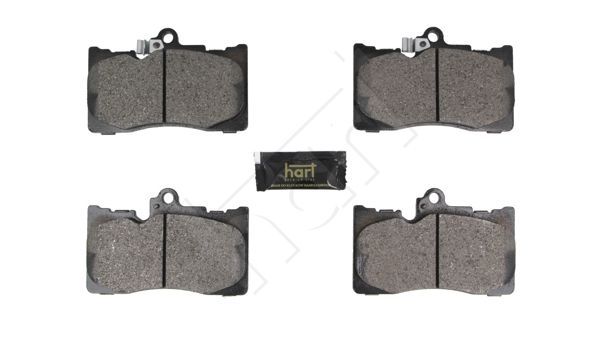 Stabdžių trinkelių rinkinys, diskinis stabdys HART 261 738