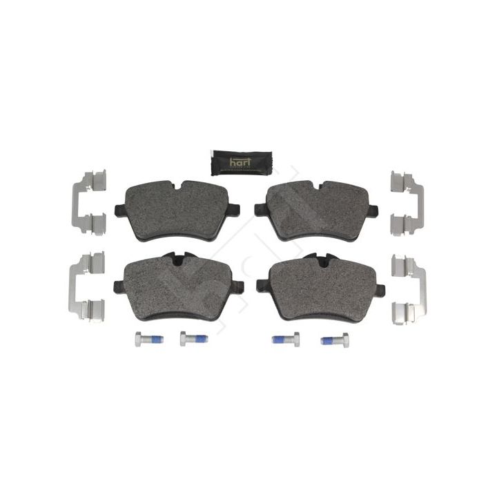 Stabdžių trinkelių rinkinys, diskinis stabdys HART 261 757