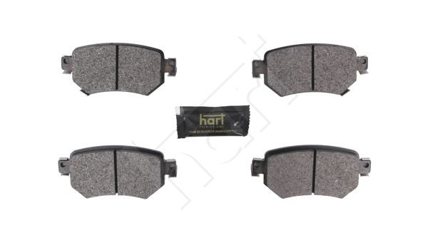 Stabdžių trinkelių rinkinys, diskinis stabdys HART 261 791