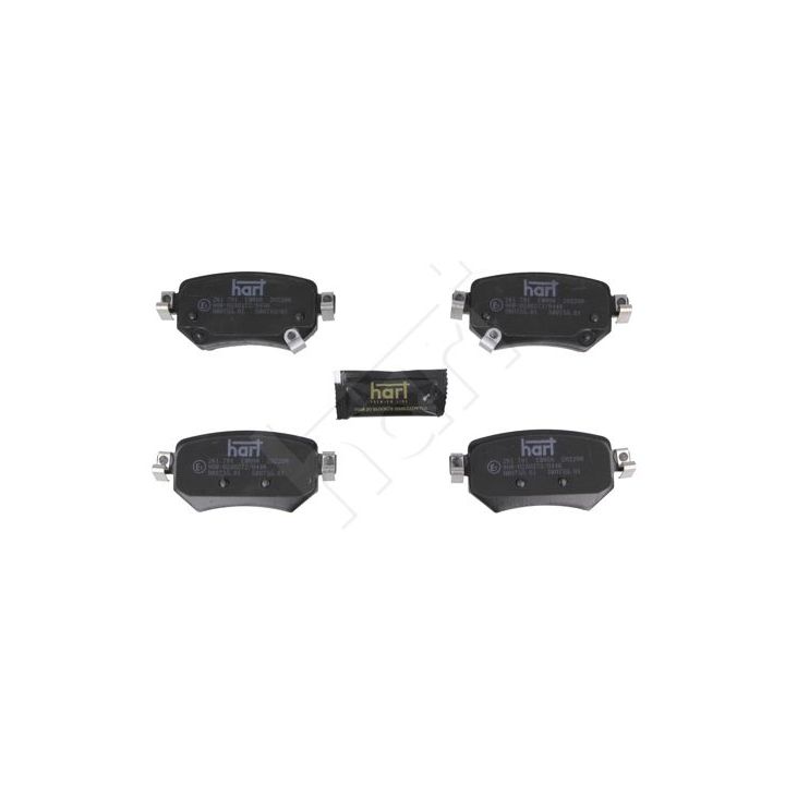 Stabdžių trinkelių rinkinys, diskinis stabdys HART 261 791