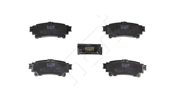 Stabdžių trinkelių rinkinys, diskinis stabdys HART 261 792