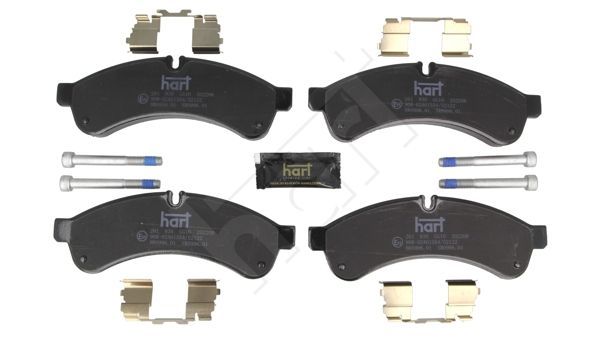 Stabdžių trinkelių rinkinys, diskinis stabdys HART 261 830