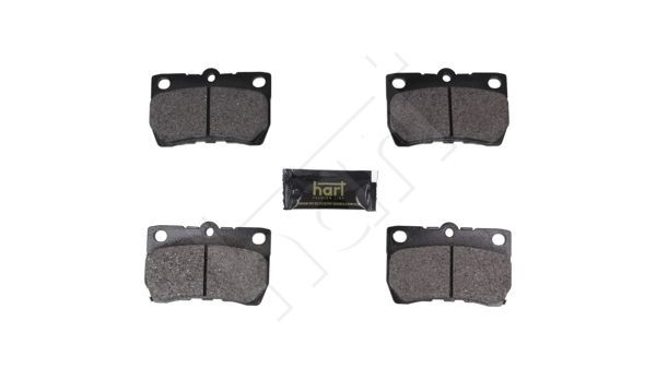 Stabdžių trinkelių rinkinys, diskinis stabdys HART 261 837