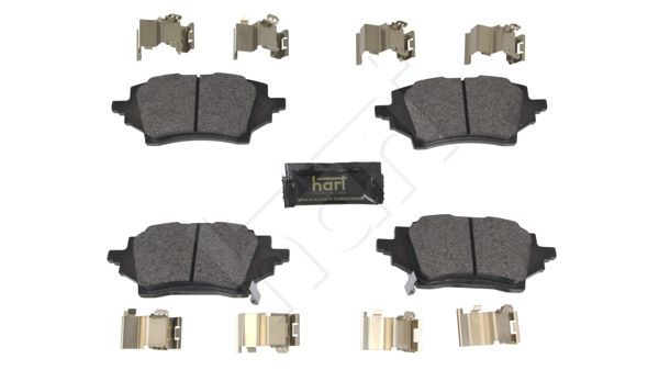 Stabdžių trinkelių rinkinys, diskinis stabdys HART 262 052