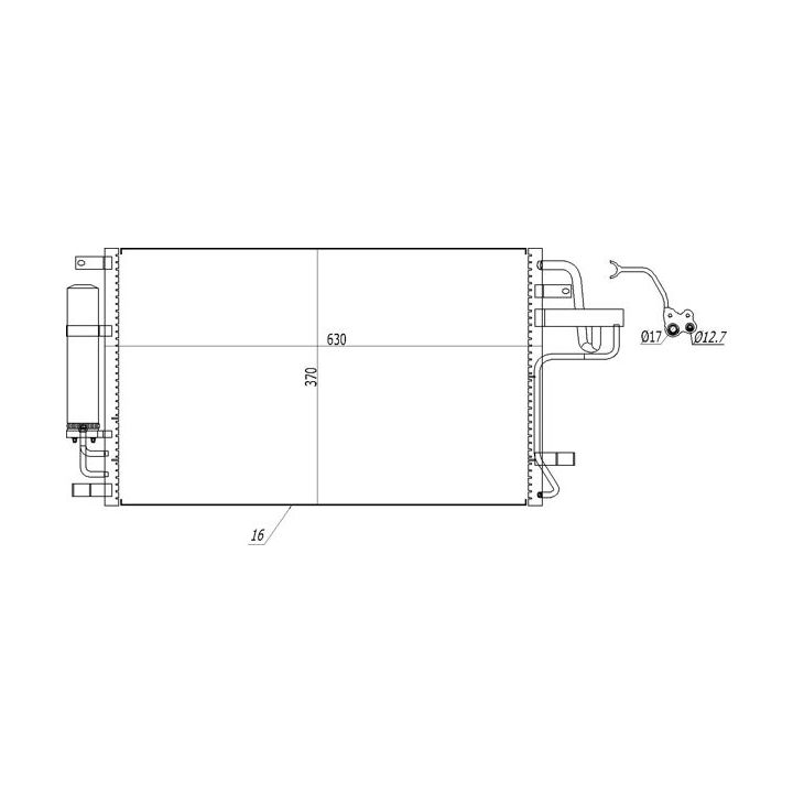 Kondensatorius, oro kondicionierius HART 605 741