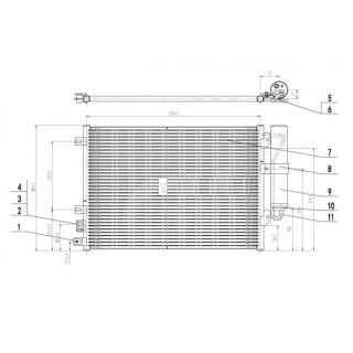 Kondensatorius, oro kondicionierius HART 606 155
