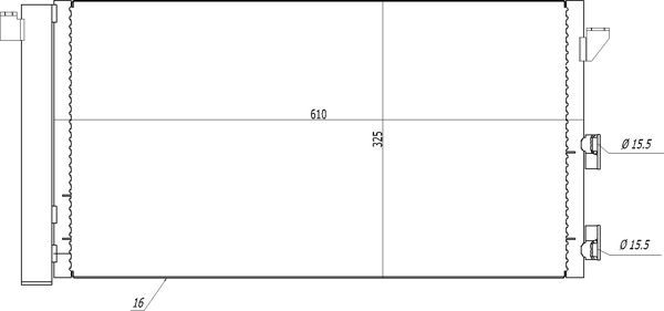 Kondensatorius, oro kondicionierius HART 608 050