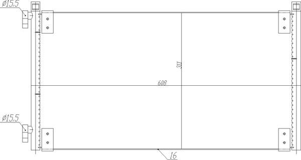 Kondensatorius, oro kondicionierius HART 608 052