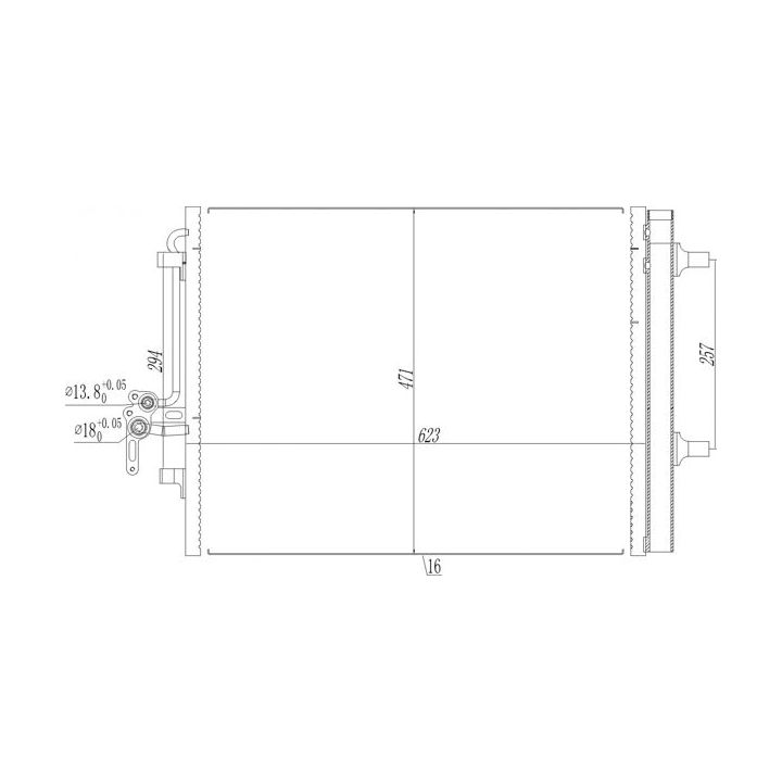 Kondensatorius, oro kondicionierius HART 608 055