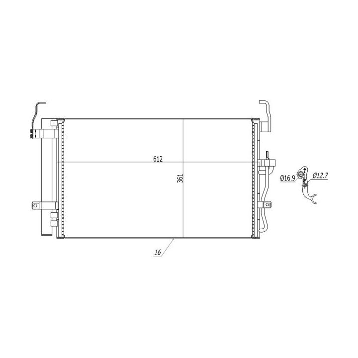 Kondensatorius, oro kondicionierius HART 608 389