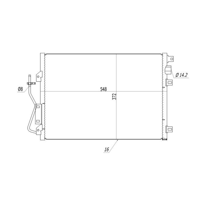 Kondensatorius, oro kondicionierius HART 608 630
