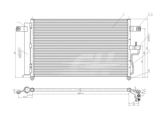 Kondensatorius, oro kondicionierius HART 610 266
