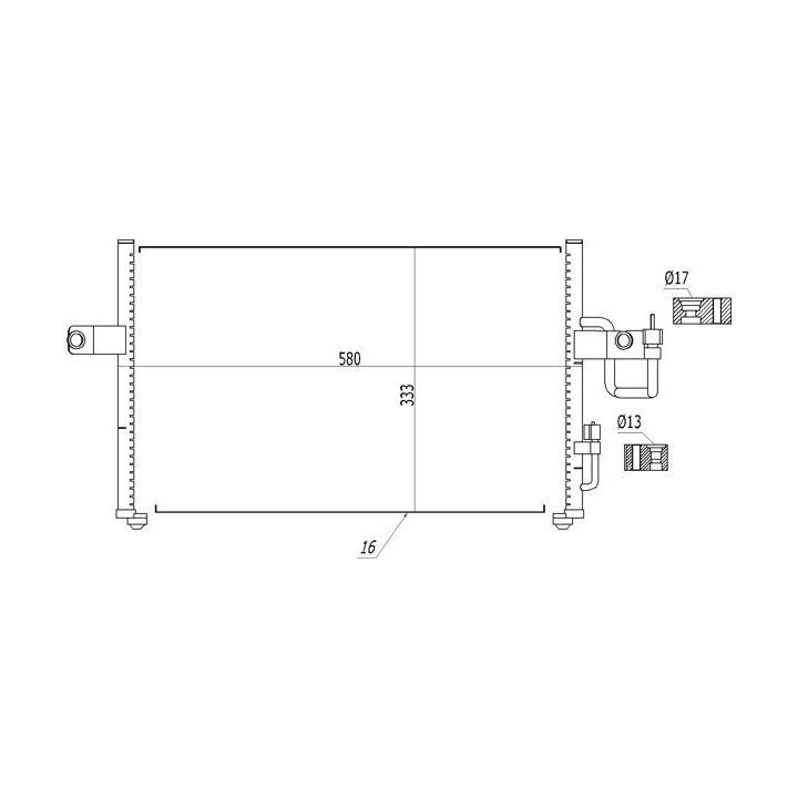 Kondensatorius, oro kondicionierius HART 611 217