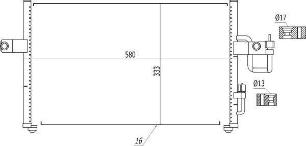 Kondensatorius, oro kondicionierius HART 611 217