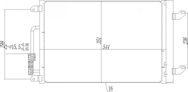 Kondensatorius, oro kondicionierius HART 611 249