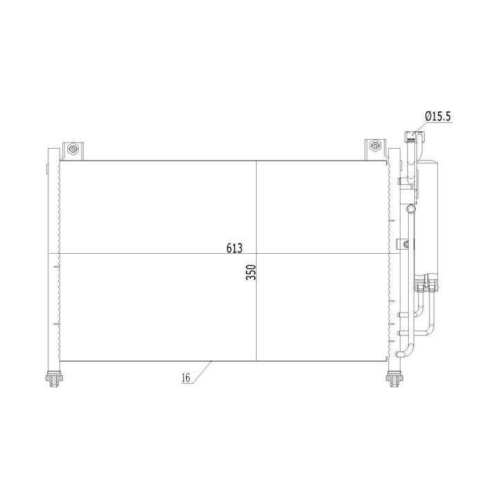 Kondensatorius, oro kondicionierius HART 612 410