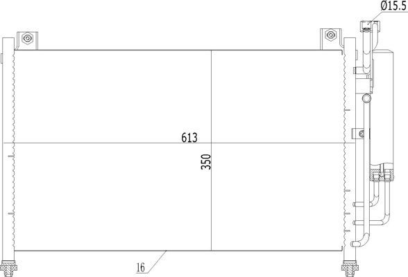 Kondensatorius, oro kondicionierius HART 612 410