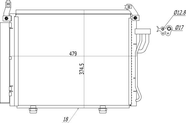 Kondensatorius, oro kondicionierius HART 613 441