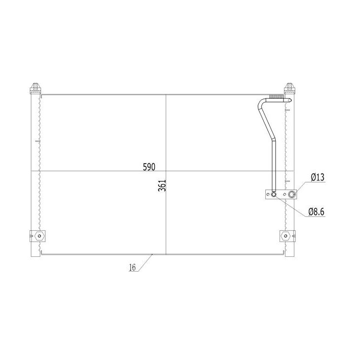 Kondensatorius, oro kondicionierius HART 614 486