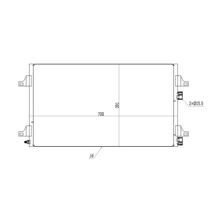 Kondensatorius, oro kondicionierius HART 614 487