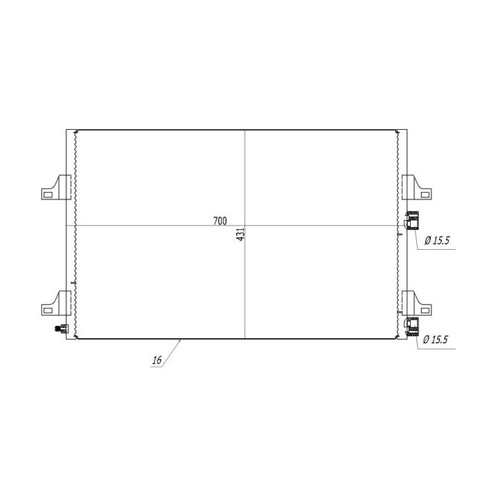 Kondensatorius, oro kondicionierius HART 614 503