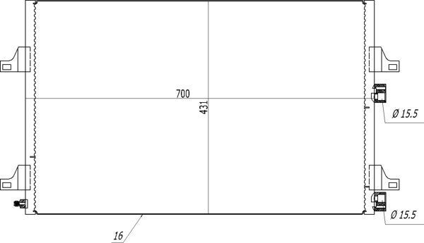 Kondensatorius, oro kondicionierius HART 614 503