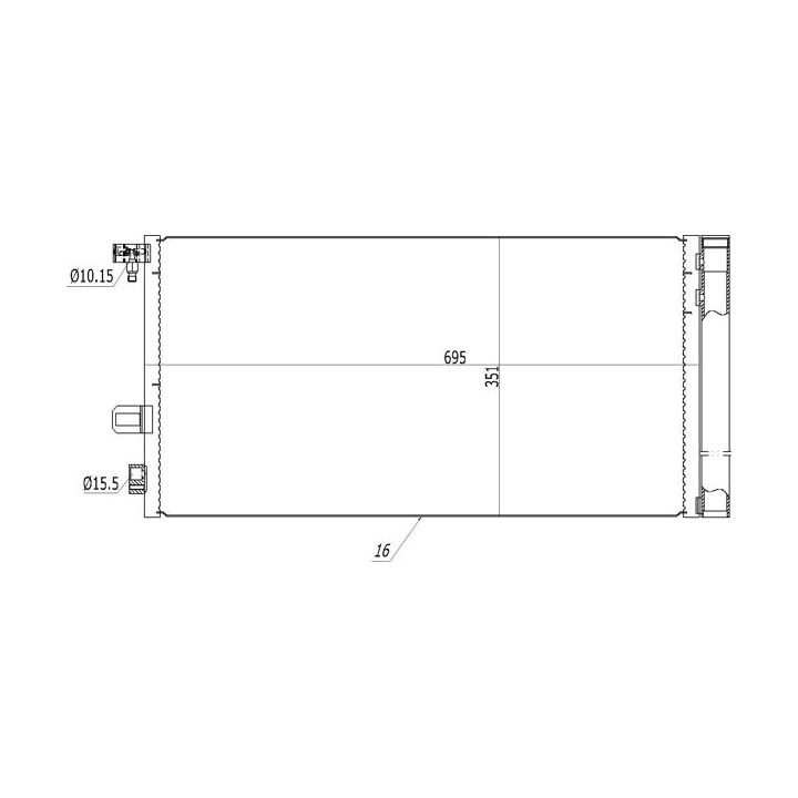 Kondensatorius, oro kondicionierius HART 614 504