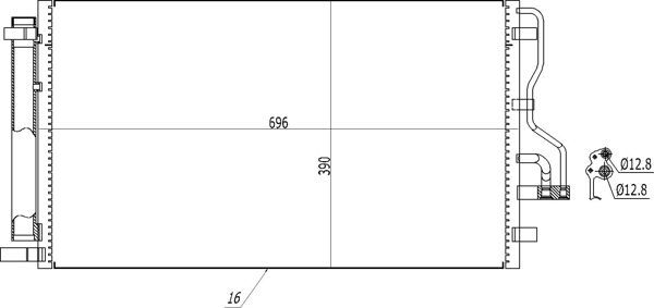 Kondensatorius, oro kondicionierius HART 614 527