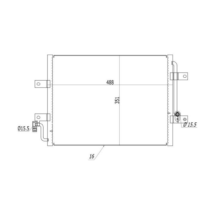 Kondensatorius, oro kondicionierius HART 614 530