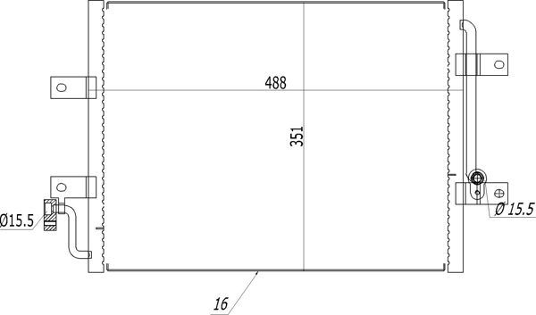 Kondensatorius, oro kondicionierius HART 614 530