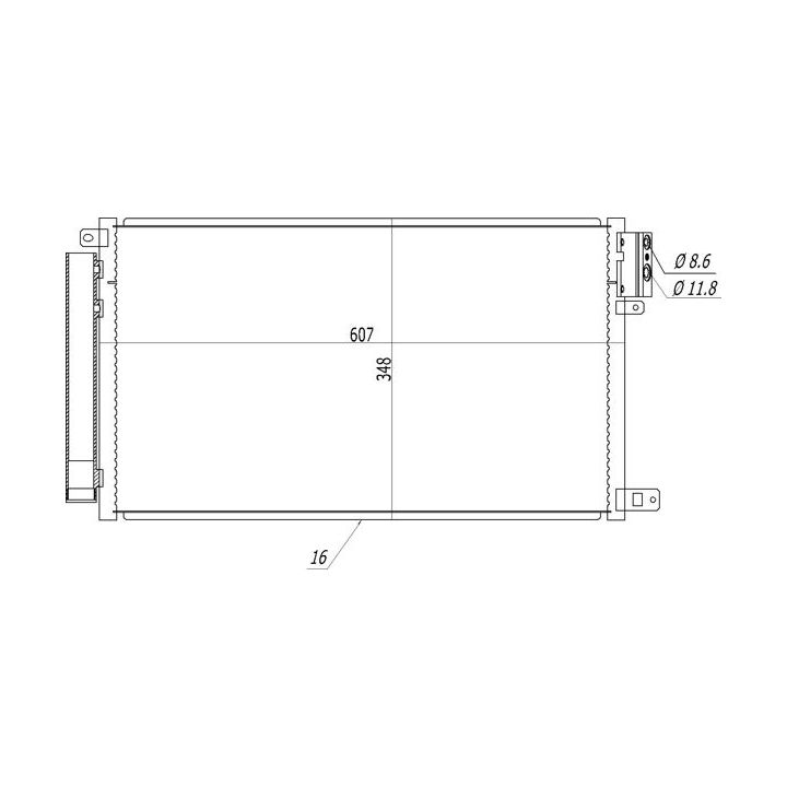 Kondensatorius, oro kondicionierius HART 614 541