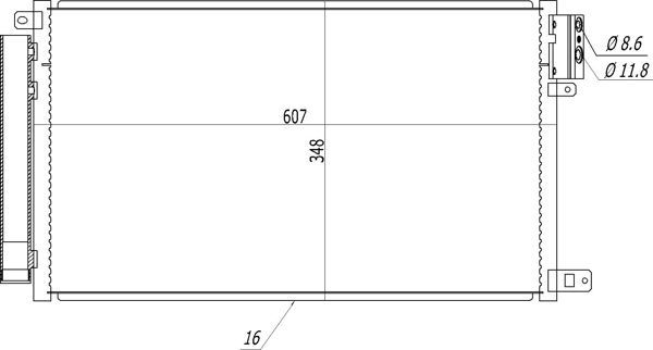 Kondensatorius, oro kondicionierius HART 614 541