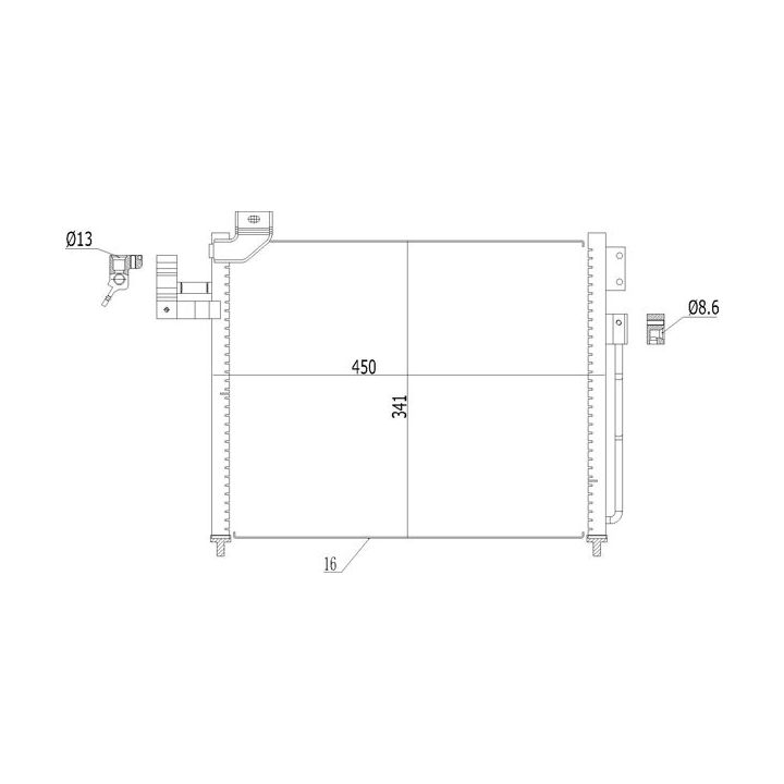 Kondensatorius, oro kondicionierius HART 614 542