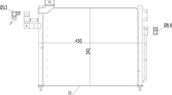 Kondensatorius, oro kondicionierius HART 614 542