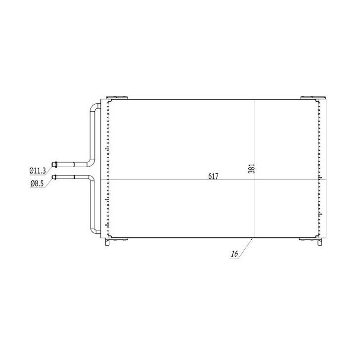 Kondensatorius, oro kondicionierius HART 614 543