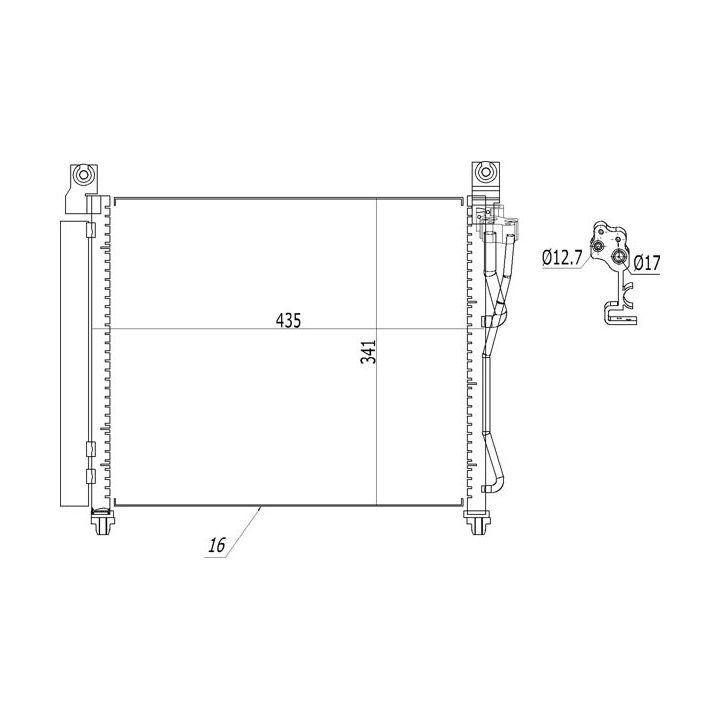 Kondensatorius, oro kondicionierius HART 614 550