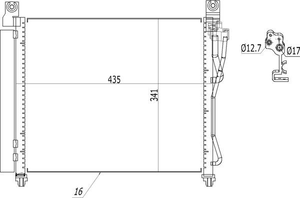 Kondensatorius, oro kondicionierius HART 614 550