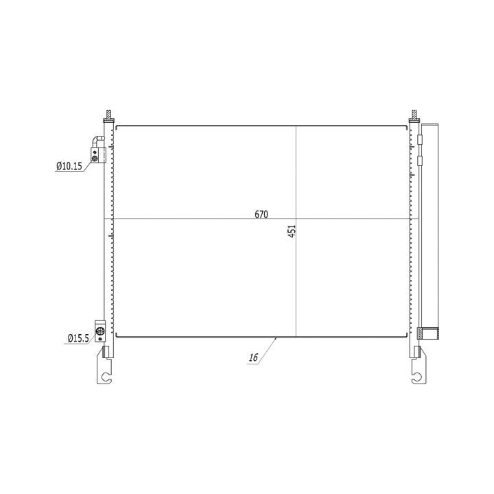 Kondensatorius, oro kondicionierius HART 614 553