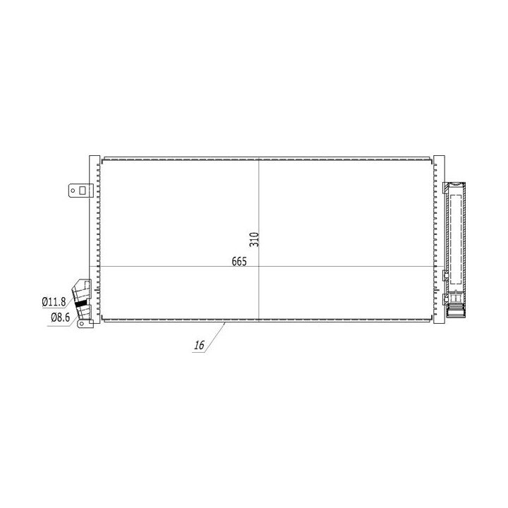 Kondensatorius, oro kondicionierius HART 614 554