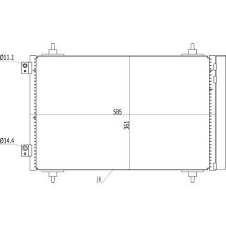 Kondensatorius, oro kondicionierius HART 614 555