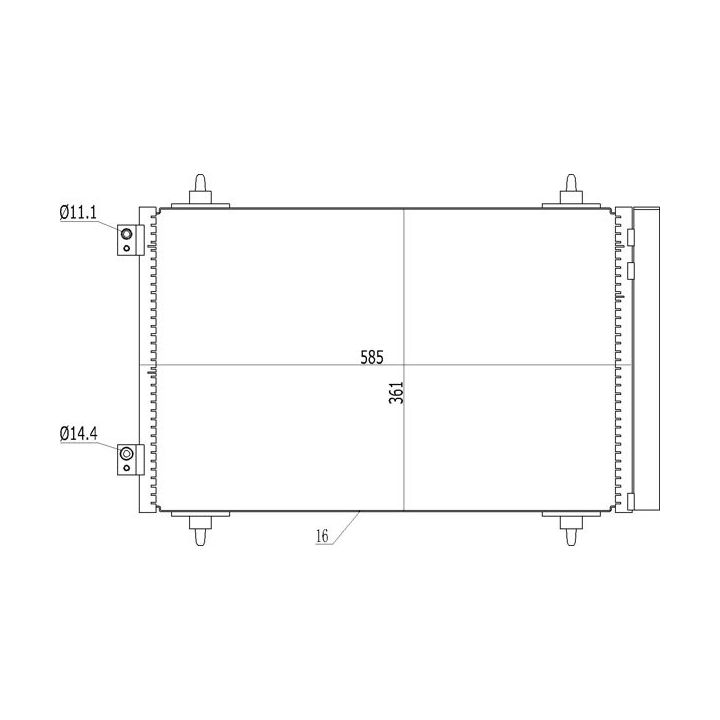 Kondensatorius, oro kondicionierius HART 614 555