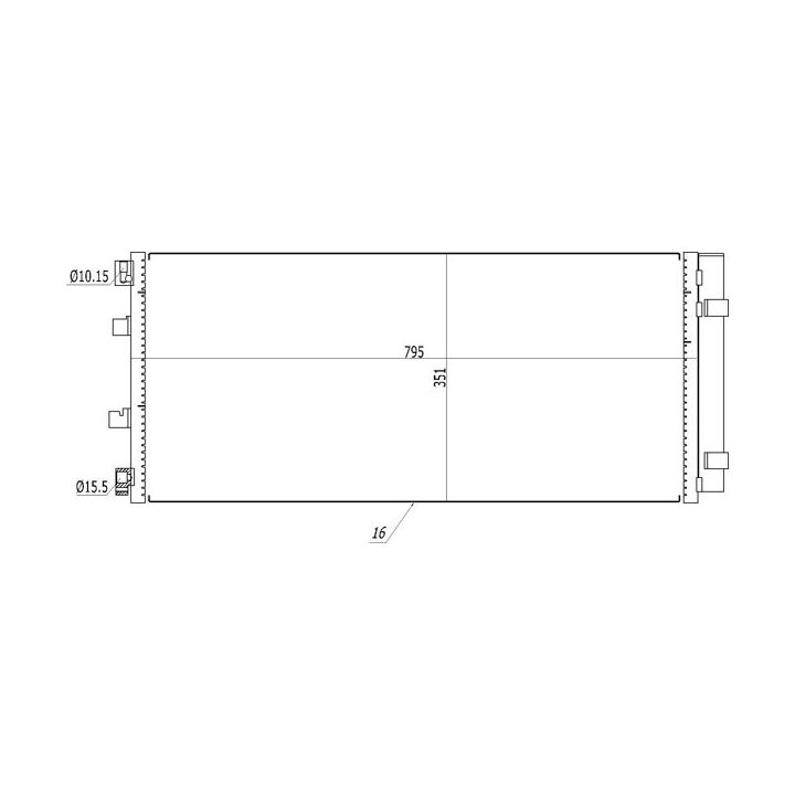 Kondensatorius, oro kondicionierius HART 614 556