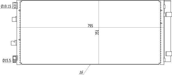 Kondensatorius, oro kondicionierius HART 614 556