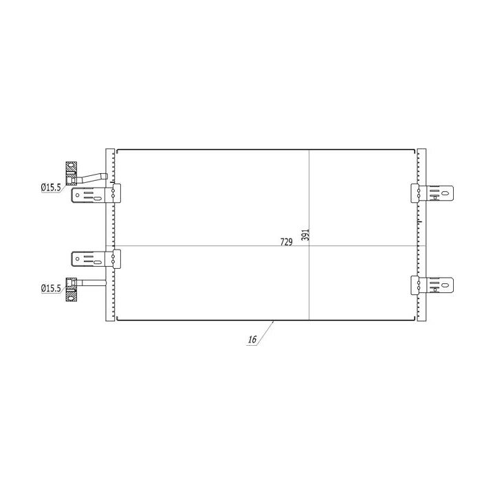 Kondensatorius, oro kondicionierius HART 614 559
