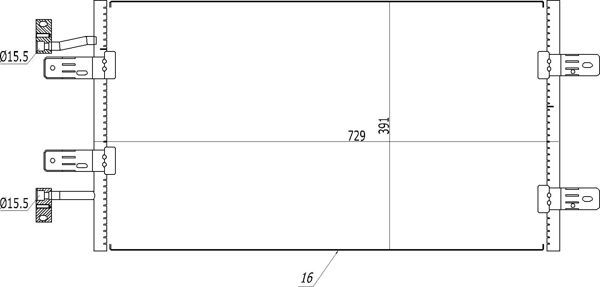 Kondensatorius, oro kondicionierius HART 614 559