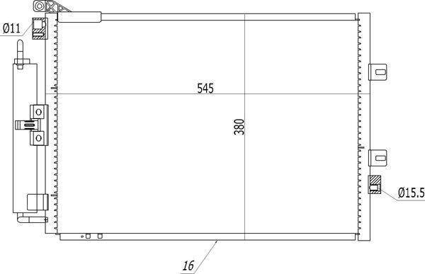 Kondensatorius, oro kondicionierius HART 614 564