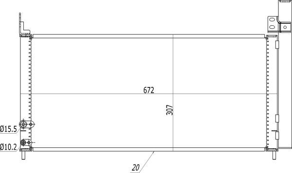 Kondensatorius, oro kondicionierius HART 614 569