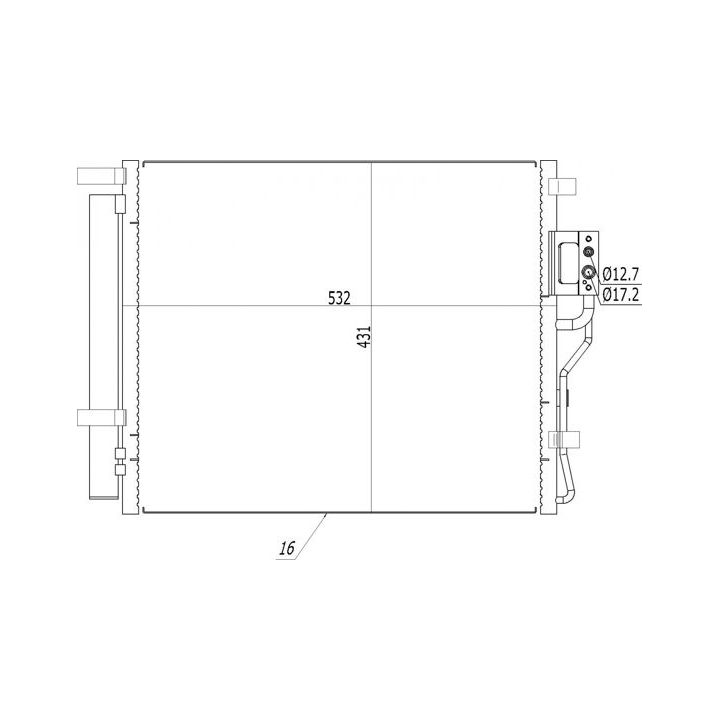Kondensatorius, oro kondicionierius HART 614 573
